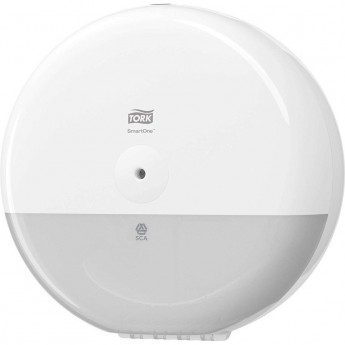 Диспенсер для туалетной бумаги TORK ELEVATION h156 d269 мм T8 белый ABS пластик с центральной вытяжкой