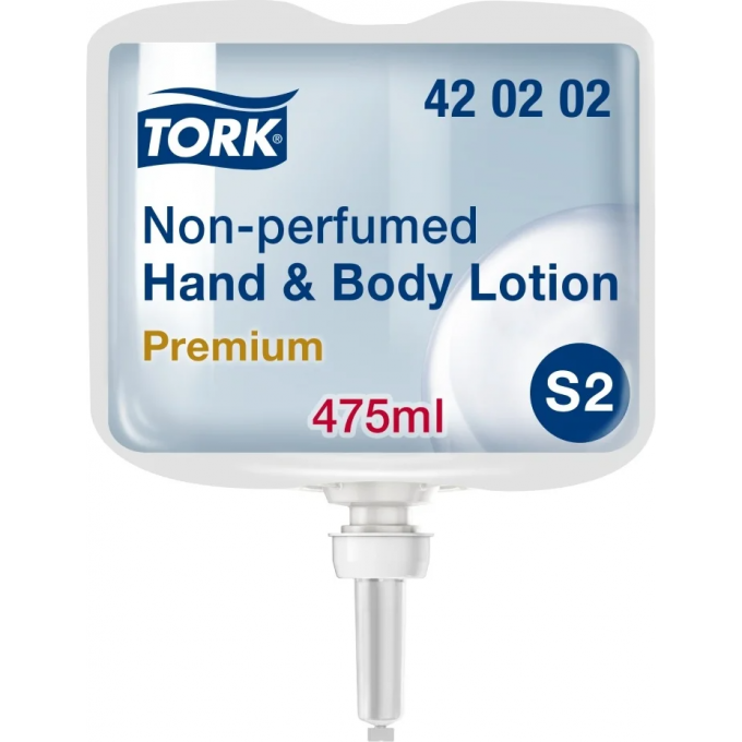 Лосьон для рук и тела TORK S2 PREMIUM 475 мл без аромата PX-420202 Лосьон для рук и тела TORK S2 PREMIUM 475 мл без аромата PX-420202