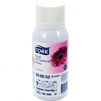 Освежитель TORK Premium 75мл, цветочный, ''SCA'' 1/12