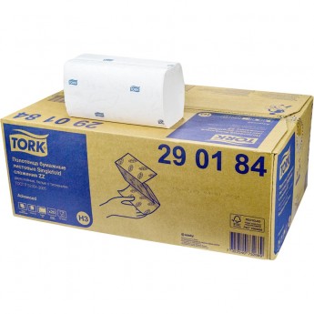 Полотенце бумажное листовое TORK ADVANCED 200 лист/уп 1/1 20 шт/уп
