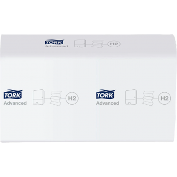 Полотенце бумажное листовое TORK H2 XPRESS БЕЛОЕ "TELLUS" 1/21 2-сл 213х225 мм